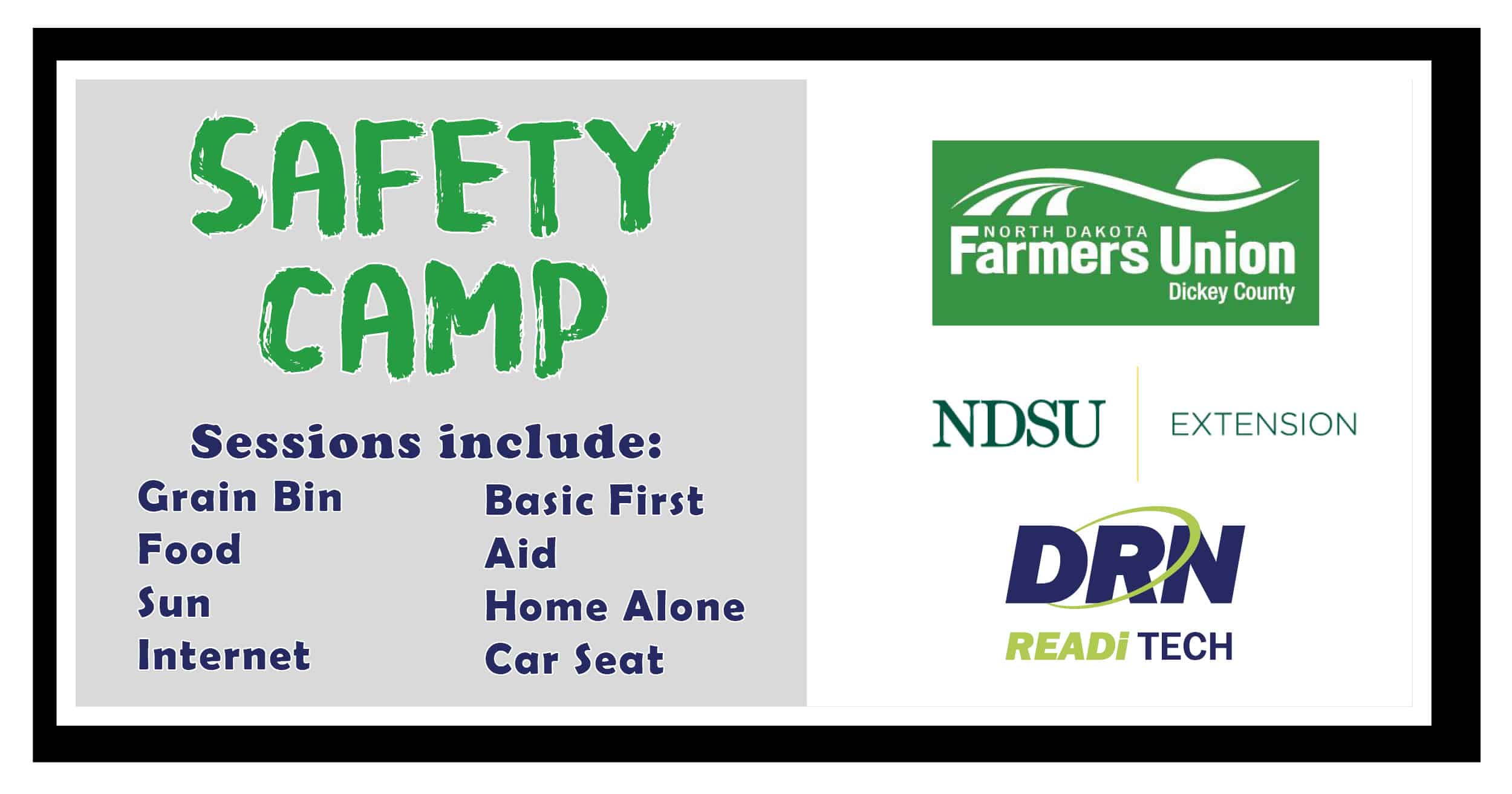 Safety Camp to be held at Dickey County Fair DRN